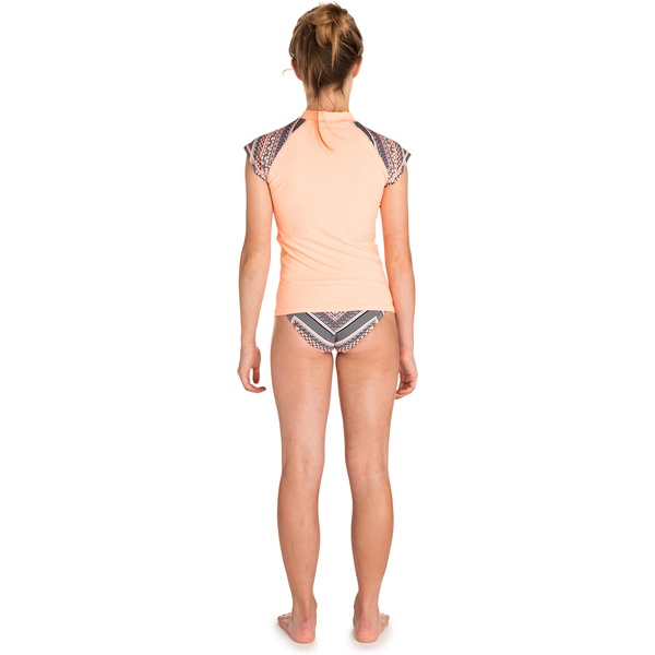 2019 Rip Curl Teen Girls Mystic 3 Piece Set Bikini / Rash Vest Peach JSIDA1
